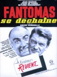 Jaquette du film Fantômas se déchaîne