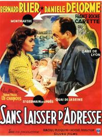 Jaquette du film Sans laisser d'adresse