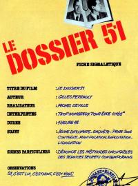 Jaquette du film Le Dossier 51