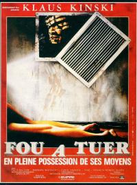 Jaquette du film Fou a tuer