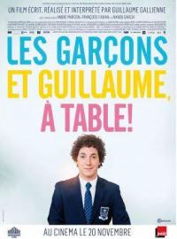 Jaquette du film Les Garçons et Guillaume, à table !